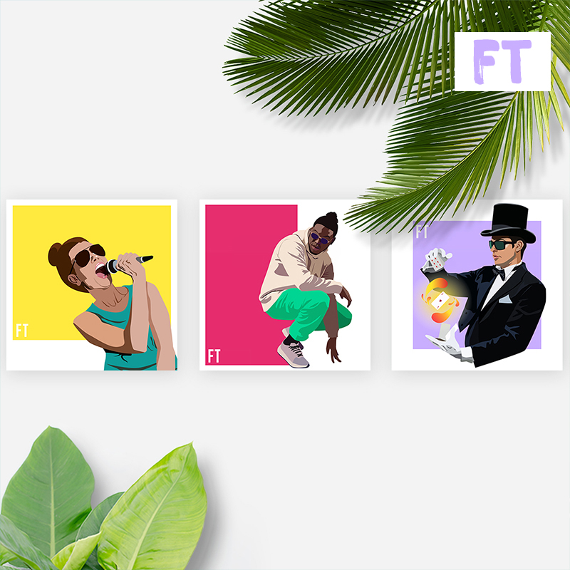 Graphisme - Projet Freelance - FT production