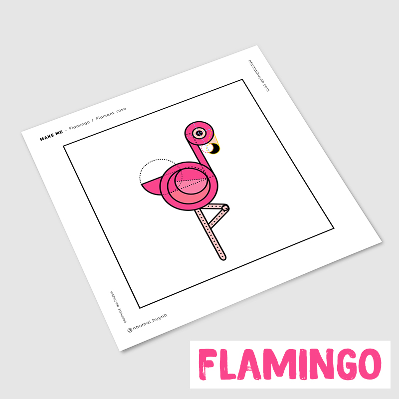 Graphisme - Projet personnel - Flamingo