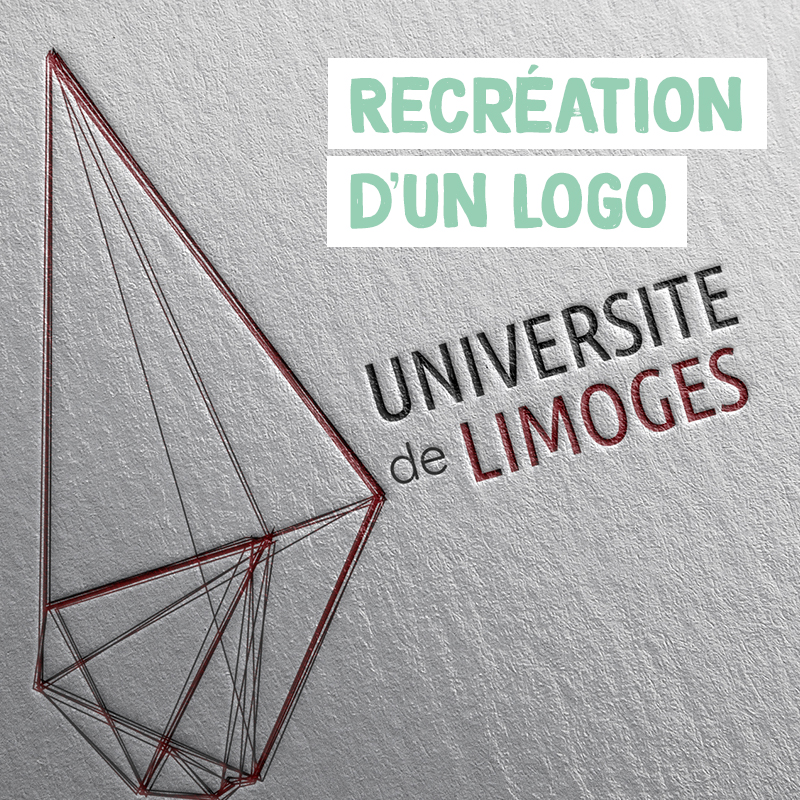 Graphisme - Projet universitaire - Récréation du logo de l'Université de Limoges