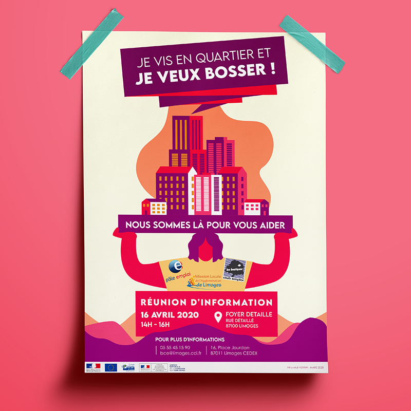 BCE - Informations collectives dans les Quartiers Prioritaires de la Ville de Limoges