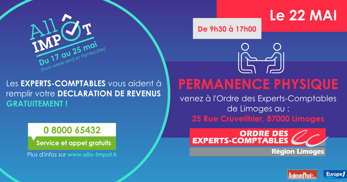 Visuel Allô Impôt pour les réseaux sociaux