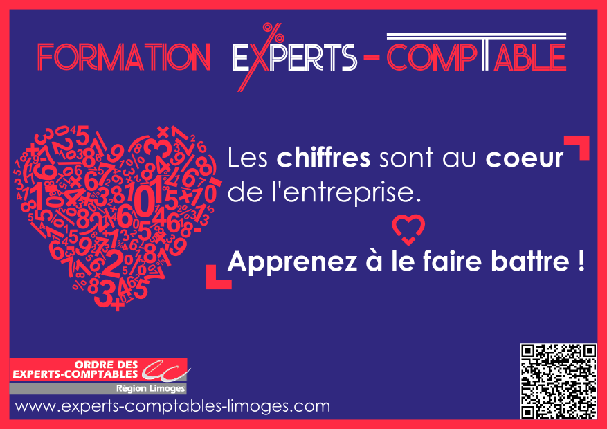 Publicité formation Experts-Comptables format paysage