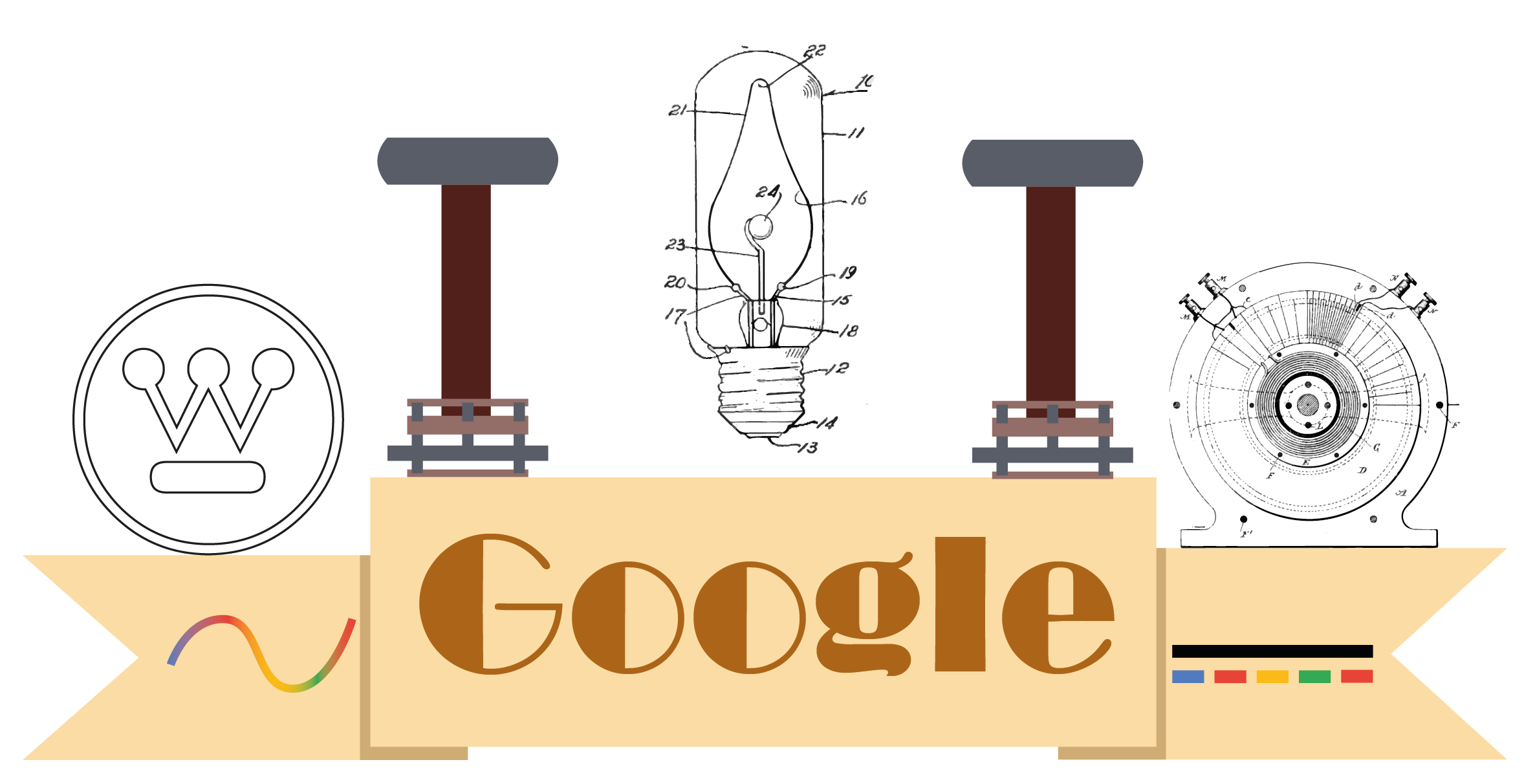 Google Doodle War of Currents n°2